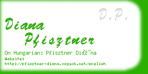 diana pfisztner business card